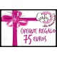 Cheque regalo 75 euros