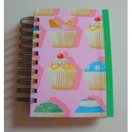 Cuaderno de recetas Cupcakes Rosa