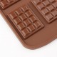 Molde para mini tabletas de chocolate