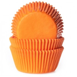 Cápsulas cupcakes Naranjas. 50 uds
