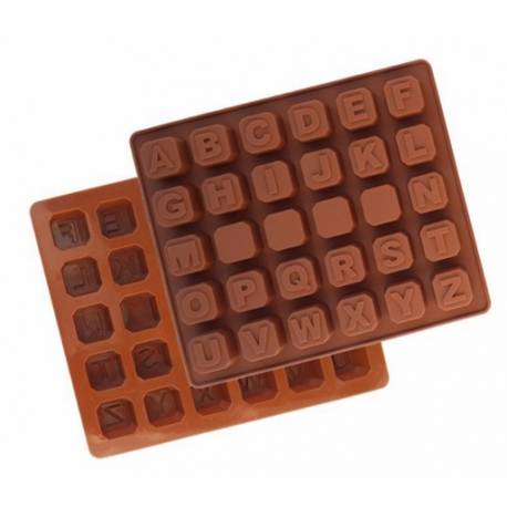 Molde para Letras de chocolate