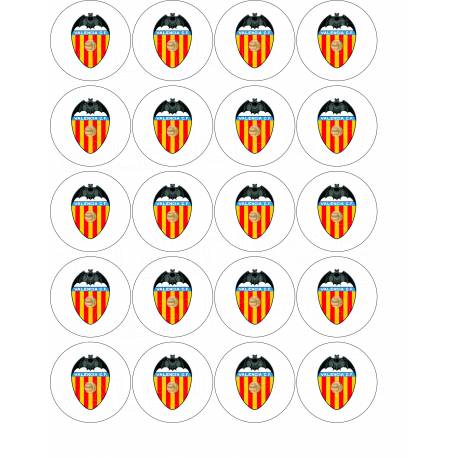 Escudo de Valencia FC - Impresiones en papel comestible