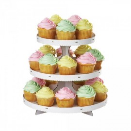 Expositor blanco Wilton para 24 cupcakes