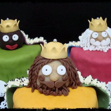 Mini tartas de los Reyes Magos